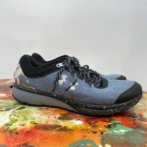 Under Armour Charged Escape 3 Evo HS Running Sneakers Womens Size 7 Gray Lace up